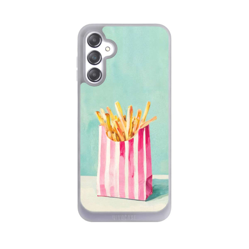 Galaxy A14 5G NIVOpure Retro Pommes Blau Watercolor