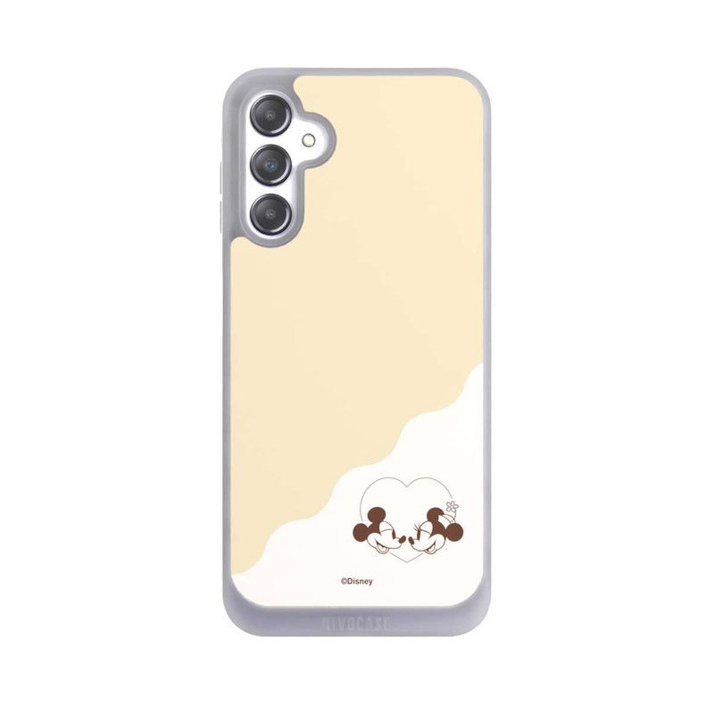 Galaxy A14 5G NIVOpure Mickey and Minnie Love Heart Beige