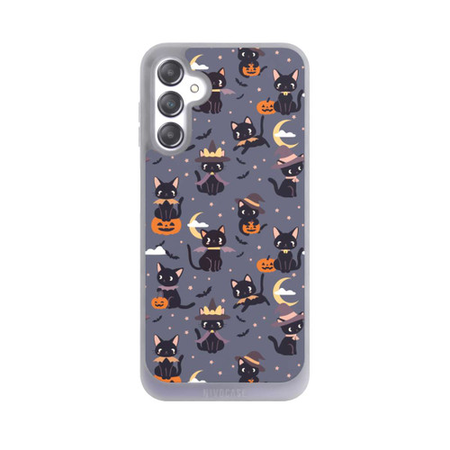 Samsung Galaxy A14 5G NIVOpure Cute Halloween Witch Cats and Pumpkins