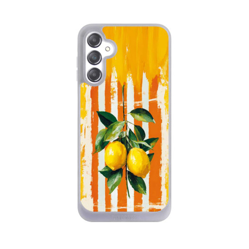 Samsung Galaxy A14 5G NIVOpure Summer Lemons on Stripes with AI