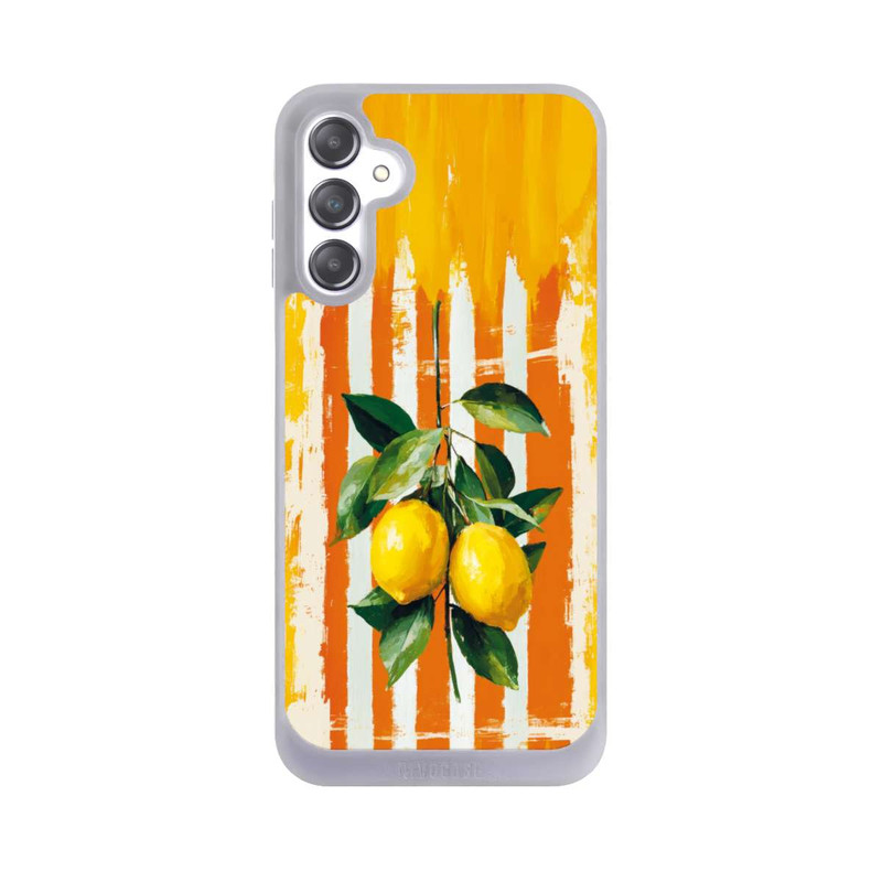 Galaxy A14 5G NIVOpure Summer Lemons on Stripes with AI