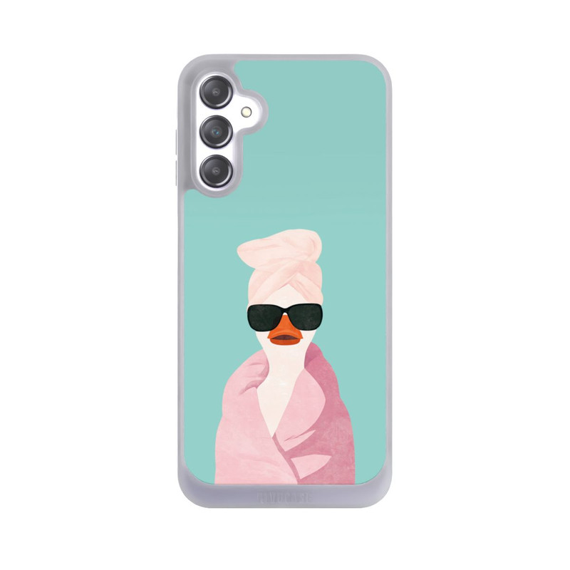Galaxy A14 5G NIVOpure Turquoise Duck Wearing a Turban with AI