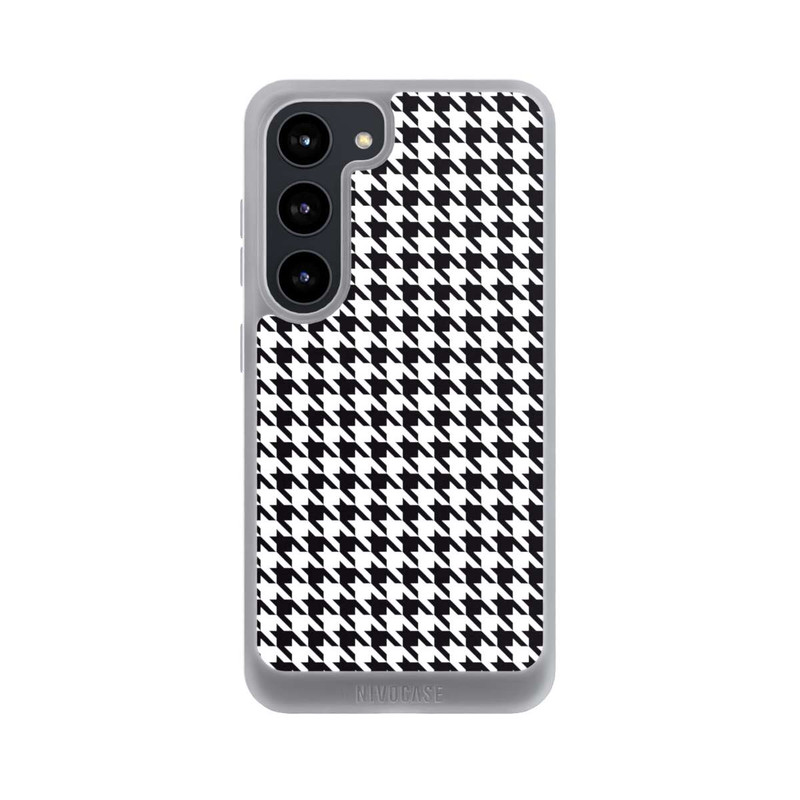 Galaxy S23 NIVOpure Houndstooth black-white