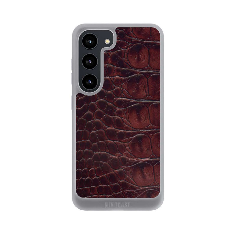 Galaxy S23 NIVOpure Kroco Dunkelbraun