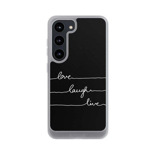 Samsung Galaxy S23 NIVOpure Love Laugh Live blanc/noir