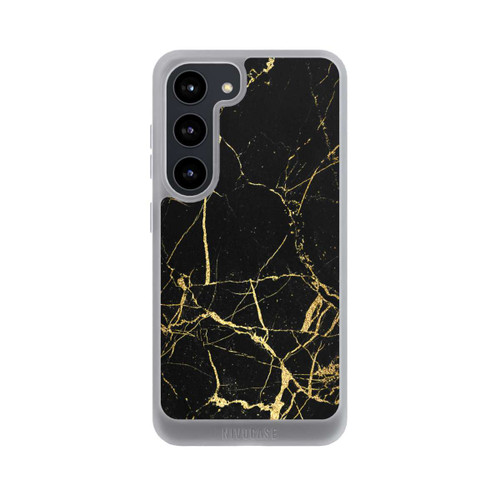 Samsung Galaxy S23 NIVOpure Schwarzgoldener Marmor-Look
