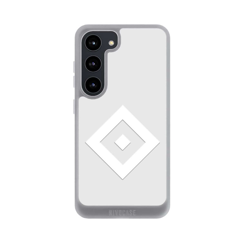 Galaxy S23 NIVOpure Rauten Logo auf HSV Grau