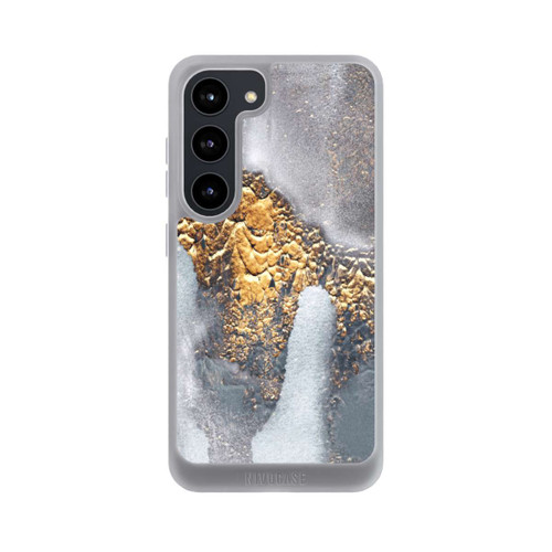 Samsung Galaxy S23 NIVOpure Beton-Gold-Glitzerlook