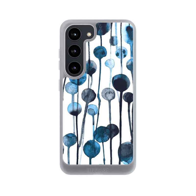 Galaxy S23 NIVOpure Tropfende Punkte blau