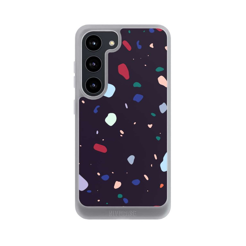 Galaxy S23 NIVOpure Modern Dark Rounded Terrazzo