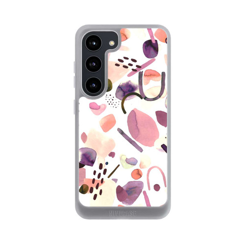 Samsung Galaxy S23 NIVOpure Abstrakte Formen aquarell lila