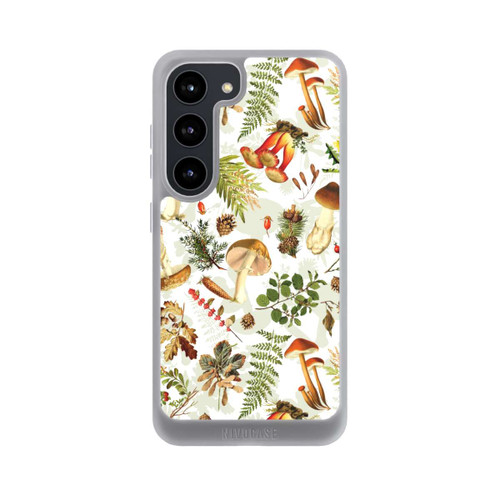 Samsung Galaxy S23 NIVOpure Pilzmuster Weiß
