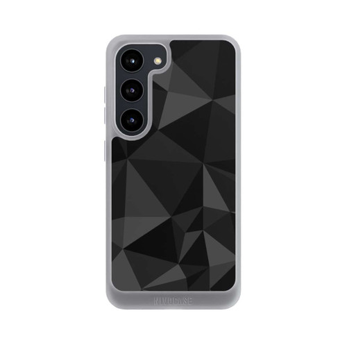 Samsung Galaxy S23 NIVOpure Polygonmuster schwarz