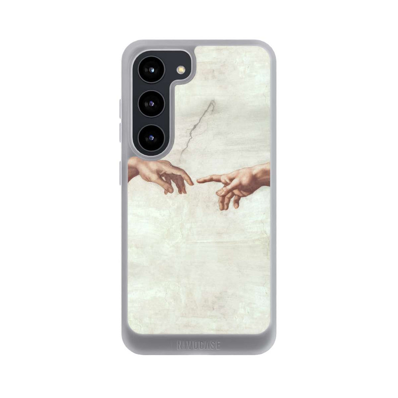Galaxy S23 NIVOpure Die Hände von Gott und Adam von Michelangelo Buonarroti