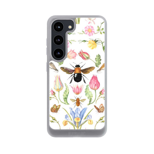 Samsung Galaxy S23 NIVOpure Wildblumen mit Biene weiß