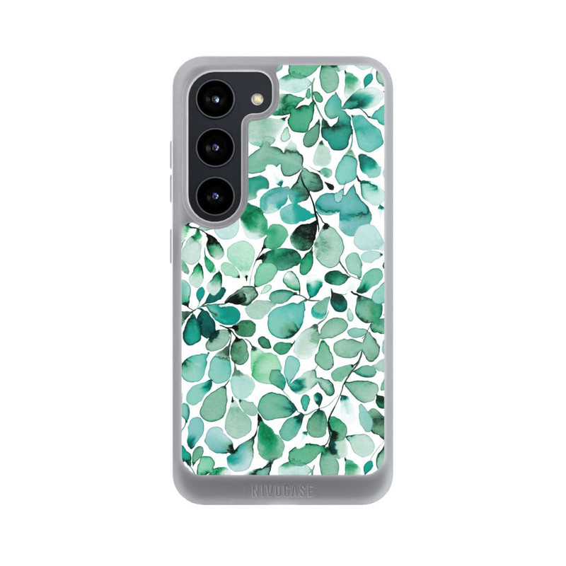 Galaxy S23 NIVOpure Watercolor Pattern Leaffy Leaves