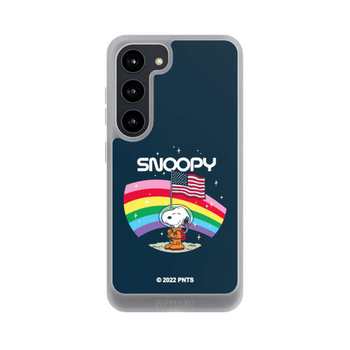 Samsung Galaxy S23 NIVOpure Snoopy Weltraumreisender Regenbogen