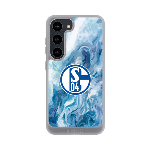 Samsung Galaxy S23 NIVOpure Schalke 04 Flüssig Blau