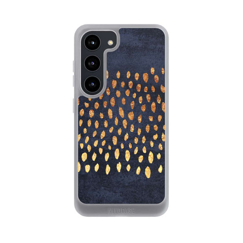 Samsung Galaxy S23 NIVOpure Muster Gold und Marine