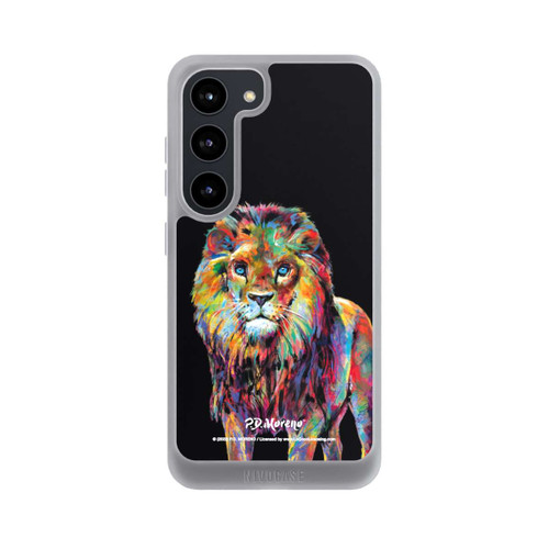Samsung Galaxy S23 NIVOpure Löwe Bunte Kunst von P.D. Moreno