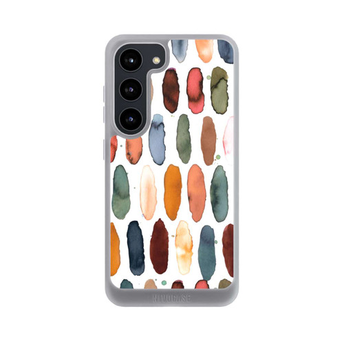 Samsung Galaxy S23 NIVOpure Aquarellstriche aus mineralischem Terrakotta