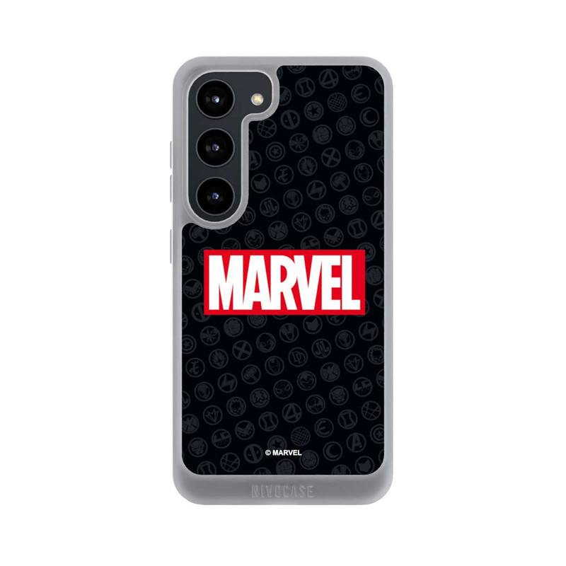 Galaxy S23 NIVOpure Marvel Logo Black Red 