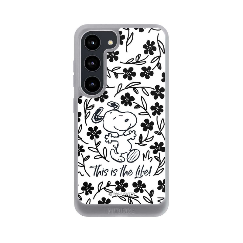 Galaxy S23 NIVOpure Snoopy schwarz und weiß This Is The Life