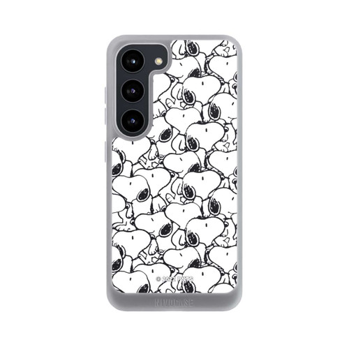Samsung Galaxy S23 NIVOpure Snoopy Muster Schwarz und Weiß