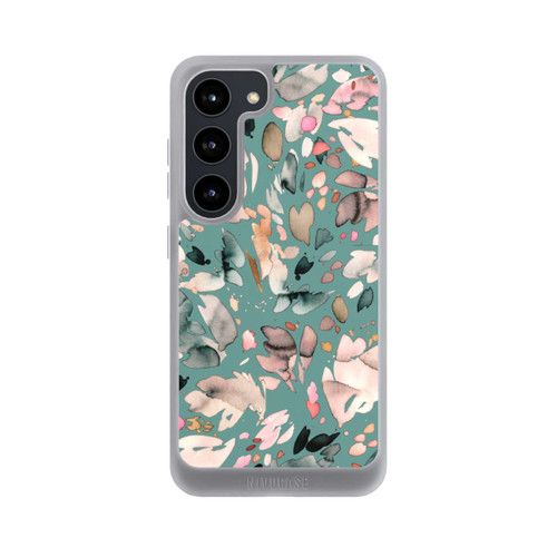 Samsung Galaxy S23 NIVOpure Abstrakte Blumenblätter grün