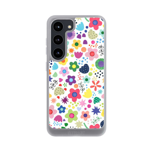 Samsung Galaxy S23 NIVOpure Psychedelische Blumen bunt