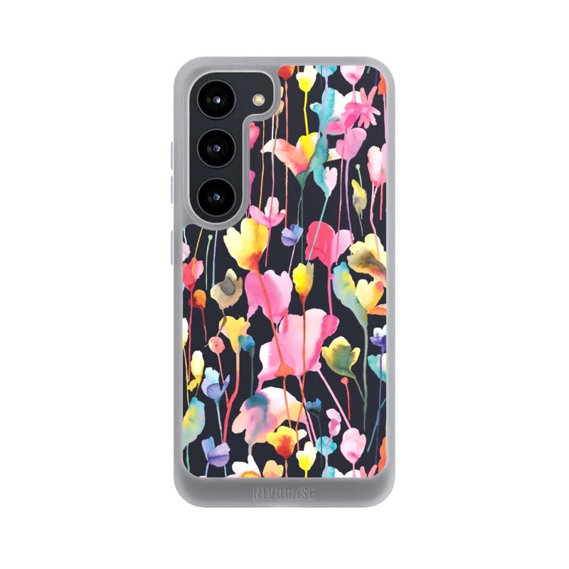 Galaxy S23 NIVOpure Wildblumen schwarz