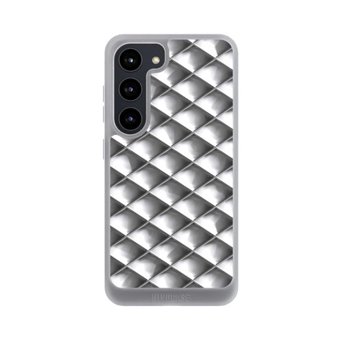 Samsung Galaxy S23 NIVOpure Glamour Silver Squares