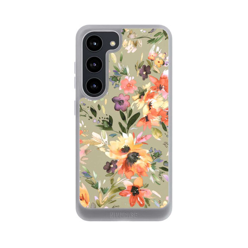Samsung Galaxy S23 NIVOpure Painterly Tropical Flowers Sage Green