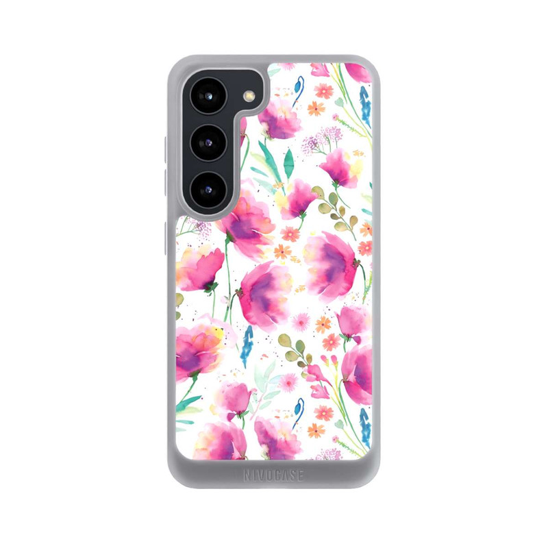 Galaxy S23 NIVOpure Abstrakte Mohnblumen aquarell