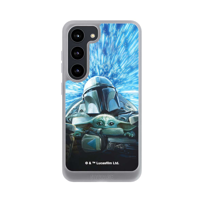 Galaxy S23 NIVOpure Grogu et Mando Flying Blue