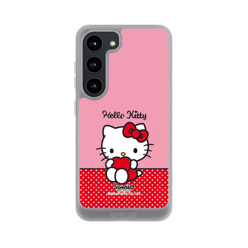 Samsung Galaxy S23 NIVOpure Hello Kitty sitzend mit Herz