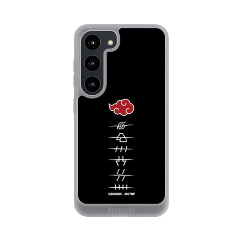 Samsung Galaxy S23 NIVOpure Symboles des membres de l'Akatsuki noirs