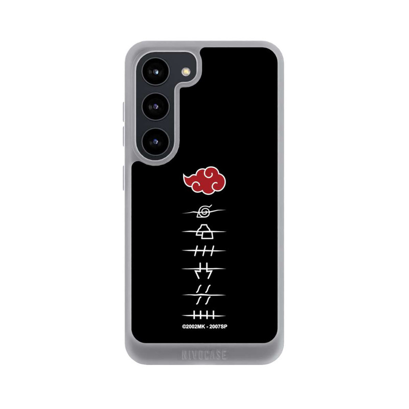 Galaxy S23 NIVOpure Symboles des membres de l'Akatsuki noirs