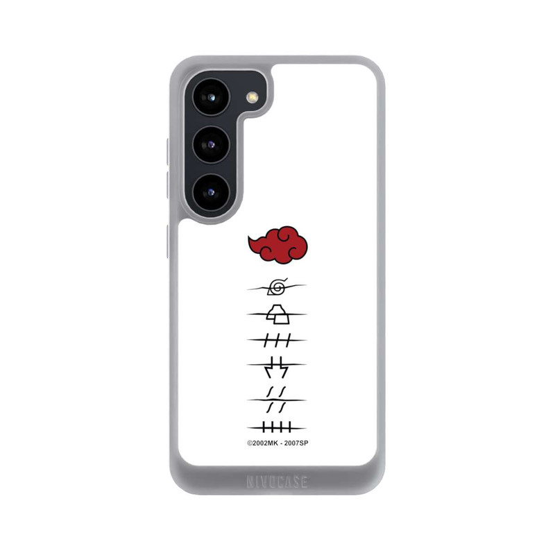 Galaxy S23 NIVOpure Akatsuki Mitgliedersymbole Weiß