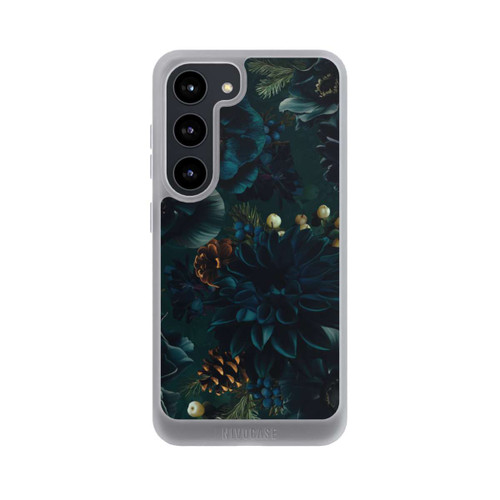 Samsung Galaxy S23 NIVOpure Blumenmuster Grün und Blau