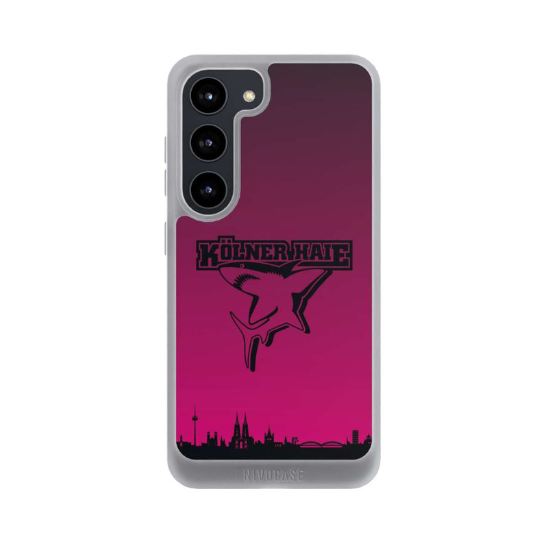 Galaxy S23 NIVOpure Kölner Haie Skyline Pink