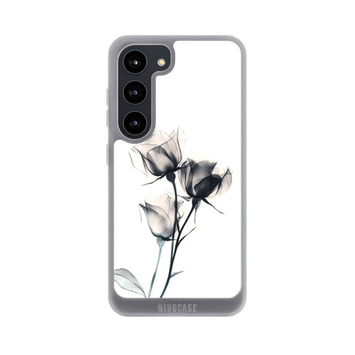 Samsung Galaxy S23 NIVOpure Schwarze Blume