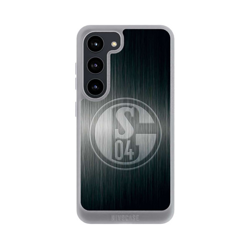 Samsung Galaxy S23 NIVOpure Schalke 04 Metall Look