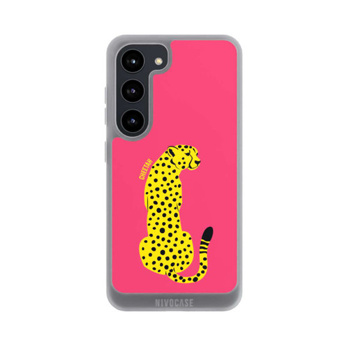 Samsung Galaxy S23 NIVOpure Colourful Yellow Cat