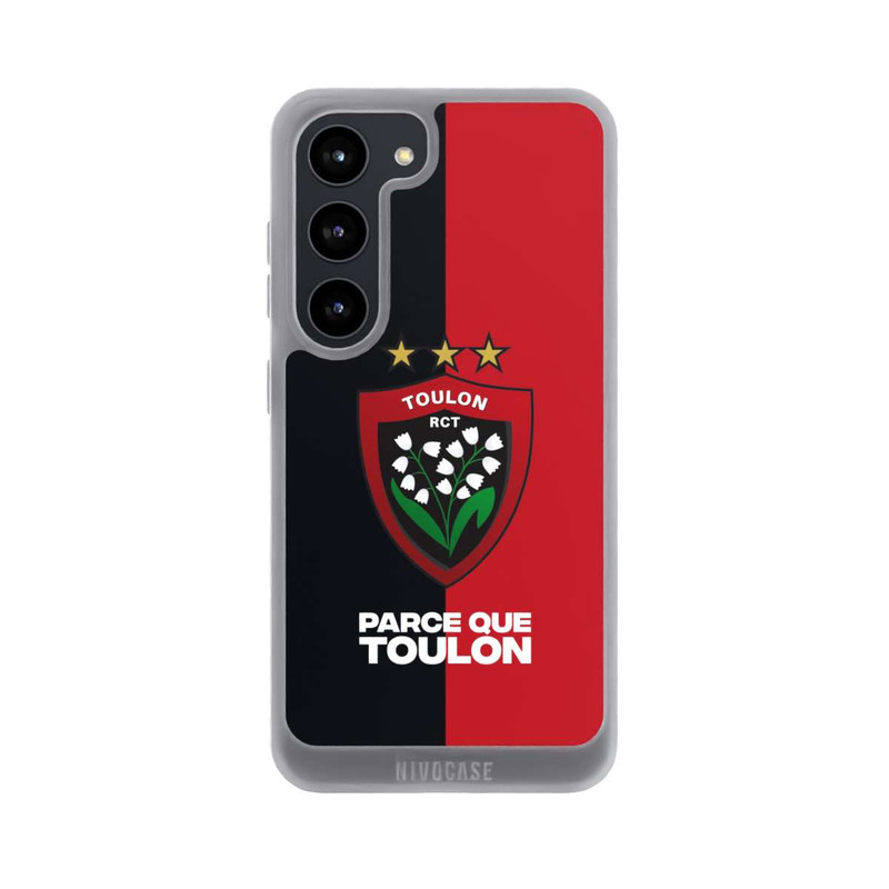 Galaxy S23 NIVOpure RCT Logo Rouge Noir