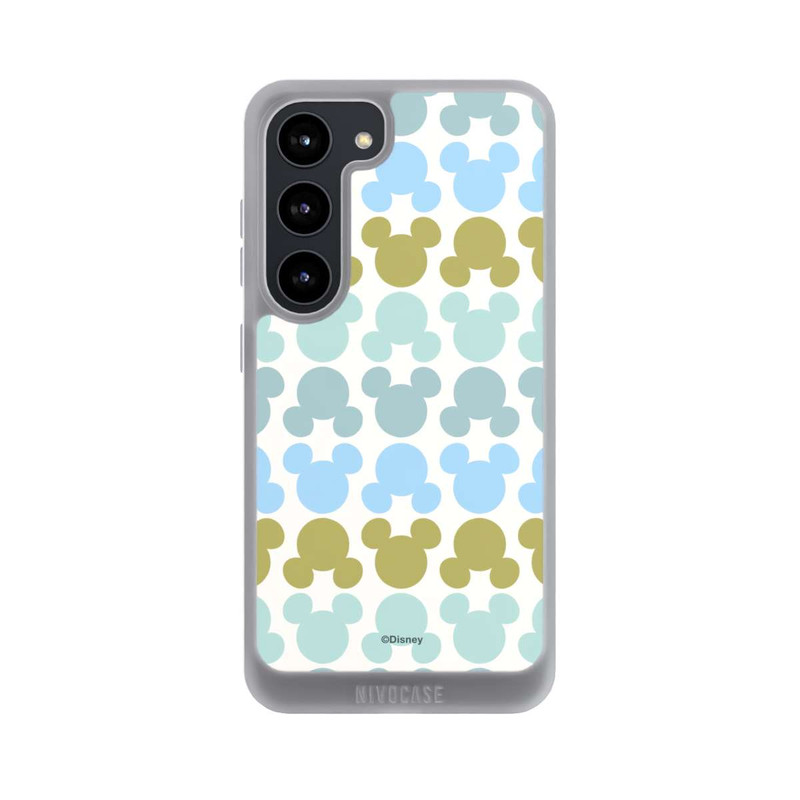 Galaxy S23 NIVOpure Disney Mickey Icon Pattern Green and Blue