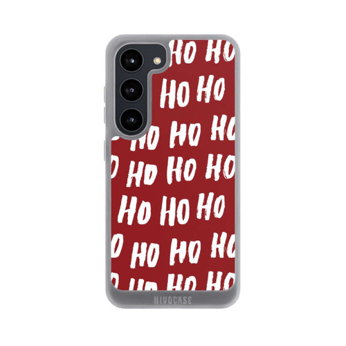 Samsung Galaxy S23 NIVOpure Ho Ho Ho Weihnachten Rotes Muster