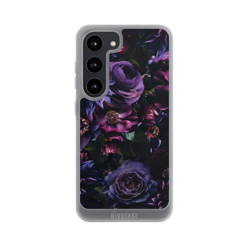 Samsung Galaxy S23 NIVOpure Dunkle Lila Blüten 
