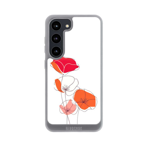 Samsung Galaxy S23 NIVOpure Mohn Line Art