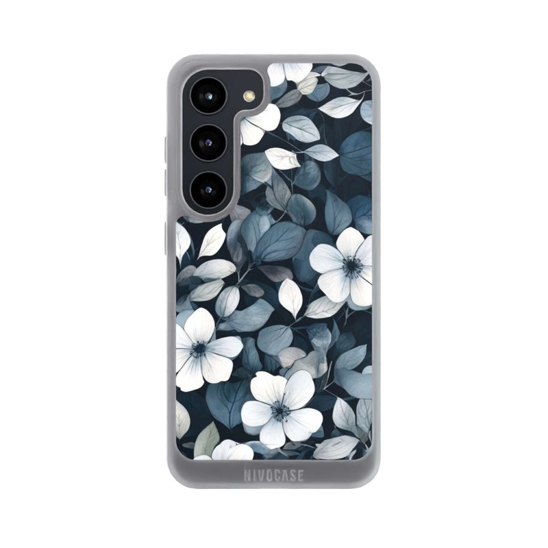 Galaxy S23 NIVOpure Blaue Negativblumen mit KI
